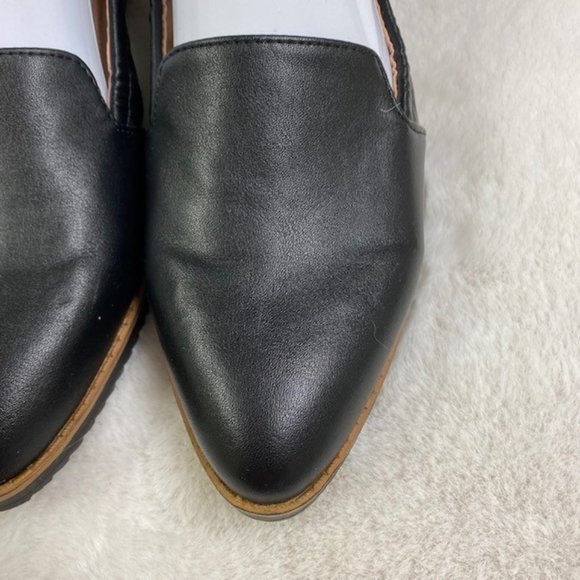 Adrienne‎ Vittadini Lanz Skimmer Flats Vegan Leather, size 7.5 M, LIKE NEW - Picture 5 of 14